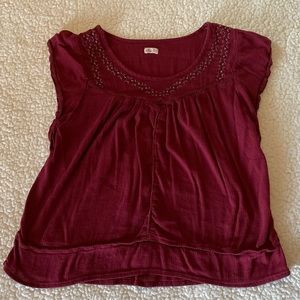 3 for $20 Maroon Hollister Blouse